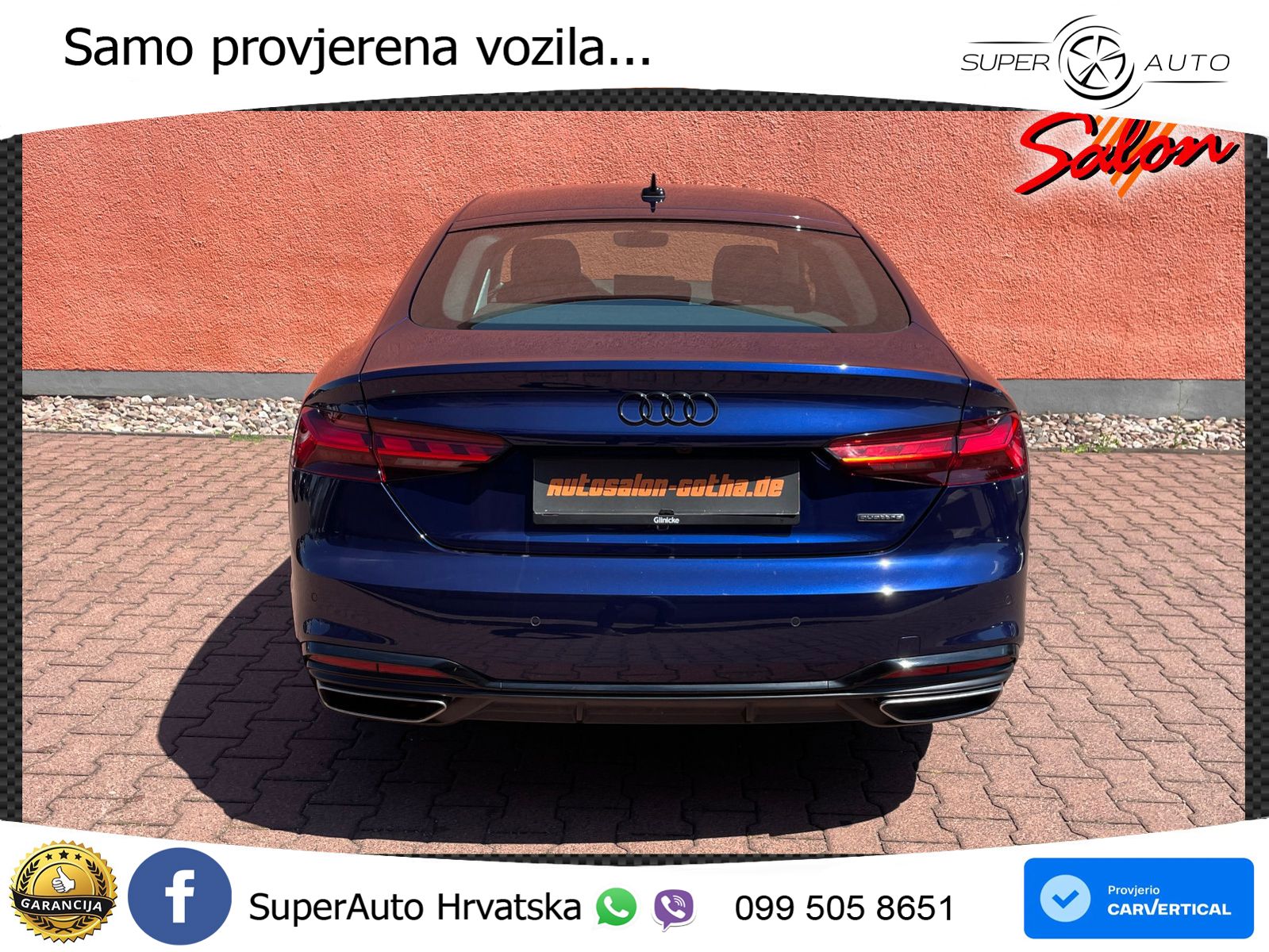 Audi A5 Sportback 40 TDI (204 KS) quattro S tronic S line MATRIX+GR SJED+KAM