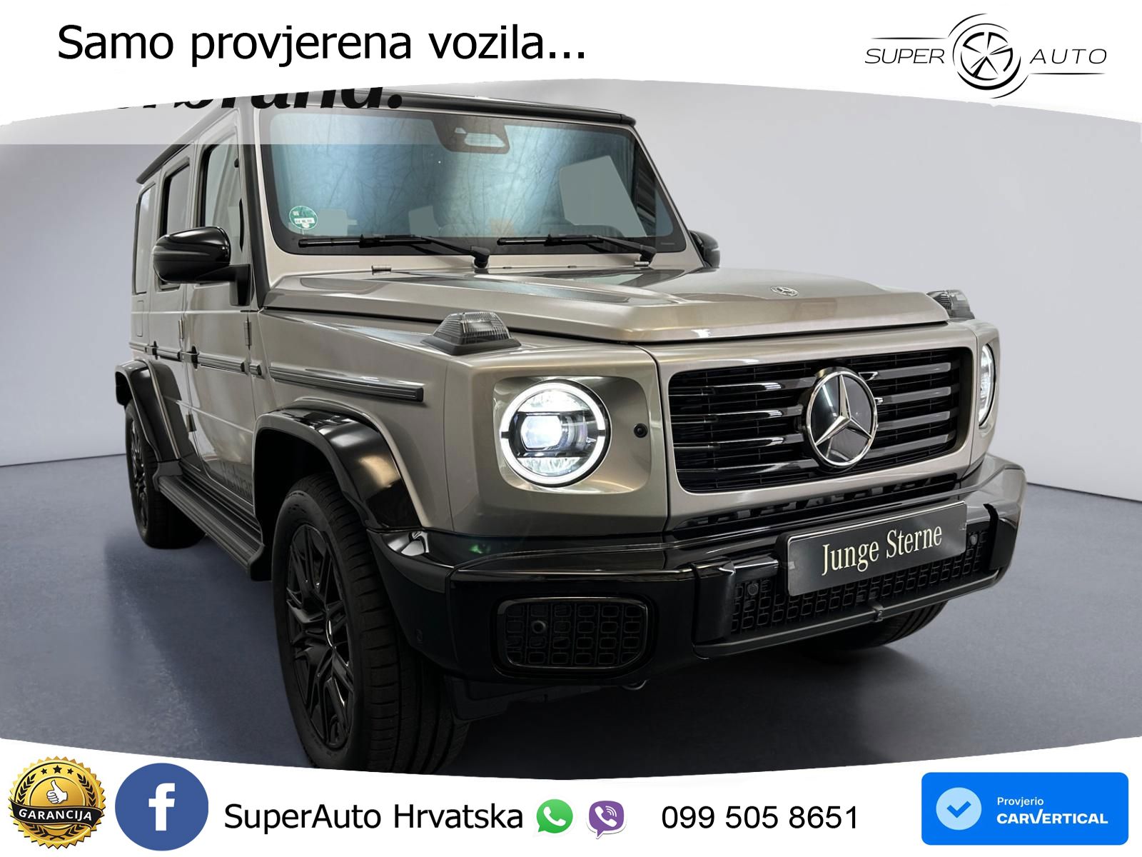 Mercedes G 450d Long (367 KS) 4MATIC 9G-TRONIC AMG LED+GR SJED+ACC
