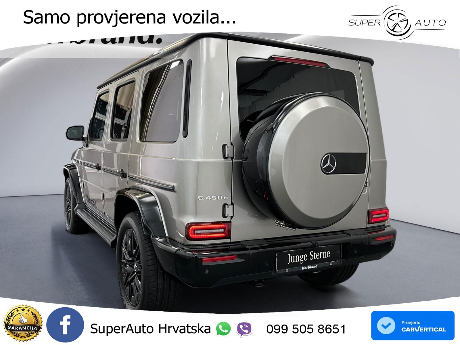 Mercedes G 450d Long (367 KS) 4MATIC 9G-TRONIC AMG LED+GR SJED+ACC