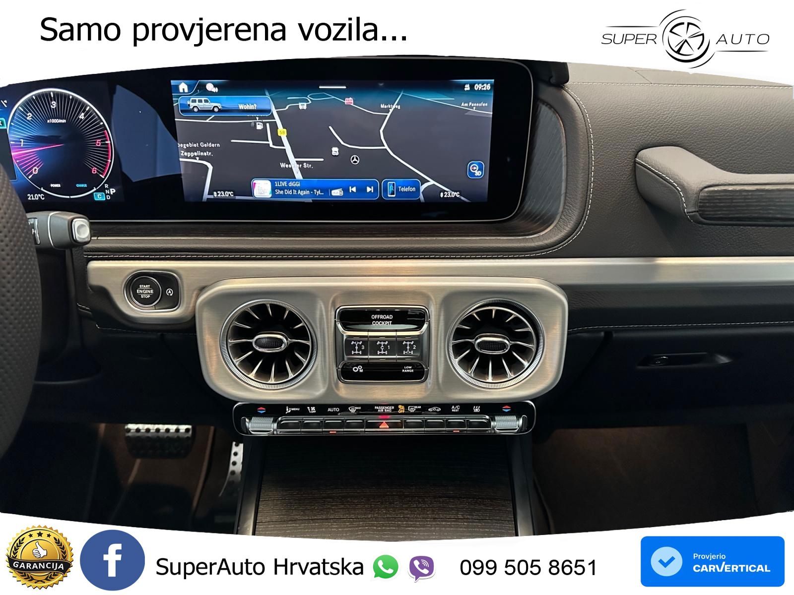 Mercedes G 450d Long (367 KS) 4MATIC 9G-TRONIC AMG LED+GR SJED+ACC