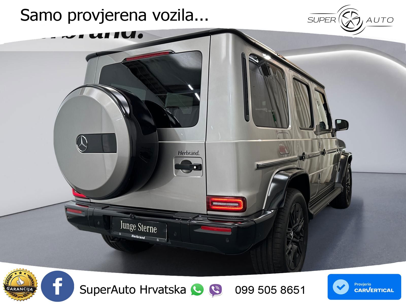 Mercedes G 450d Long (367 KS) 4MATIC 9G-TRONIC AMG LED+GR SJED+ACC