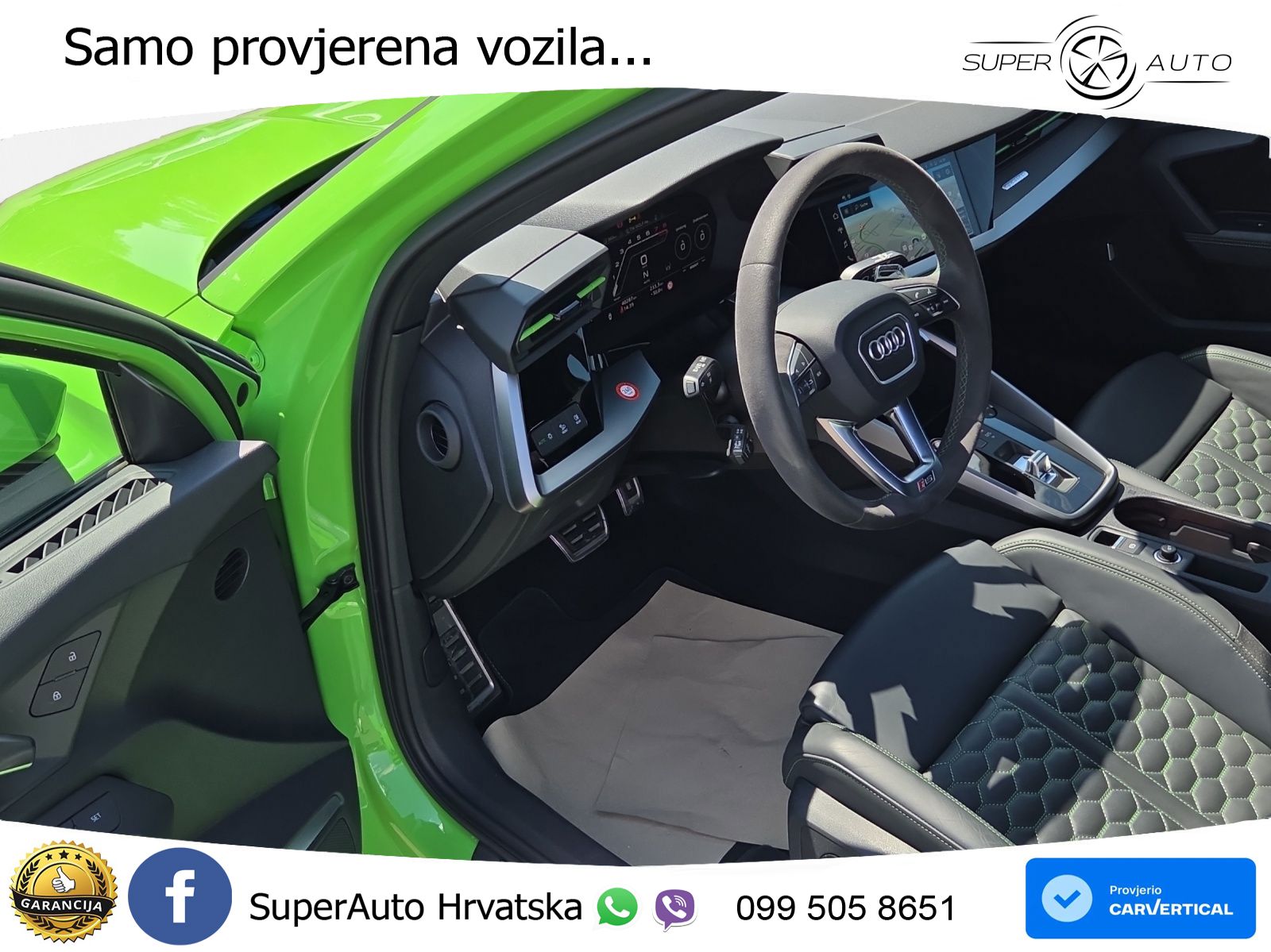 Audi RS3 Sportback 2.5 TFSI (400 KS) quattro S tronic LED+GR SJED+ACC