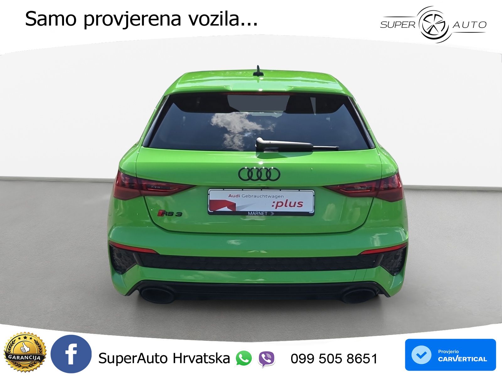 Audi RS3 Sportback 2.5 TFSI (400 KS) quattro S tronic LED+GR SJED+ACC