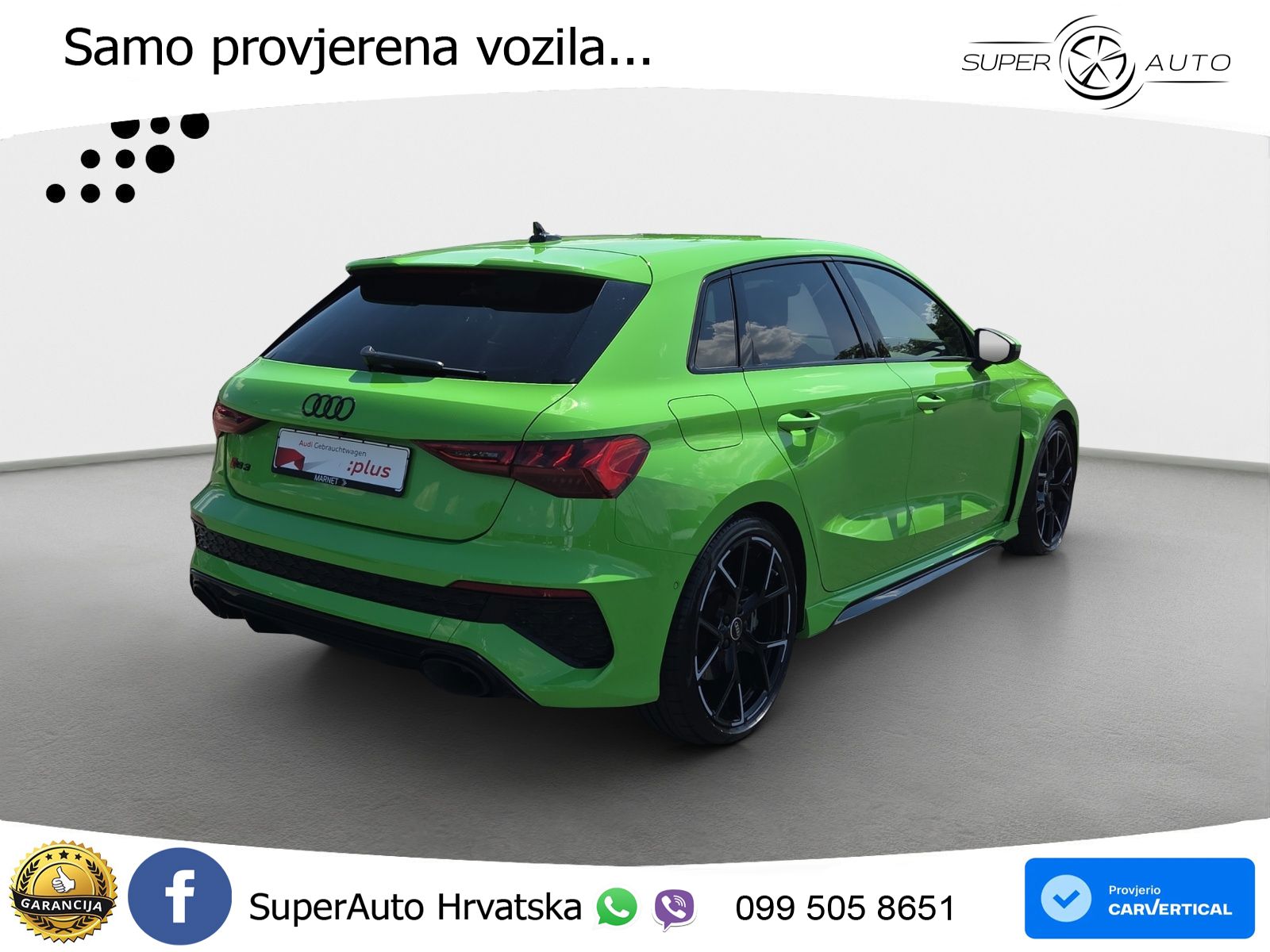 Audi RS3 Sportback 2.5 TFSI (400 KS) quattro S tronic LED+GR SJED+ACC