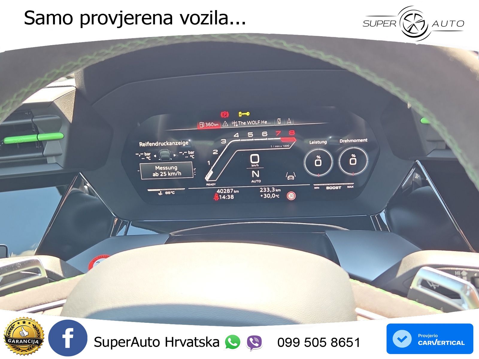 Audi RS3 Sportback 2.5 TFSI (400 KS) quattro S tronic LED+GR SJED+ACC