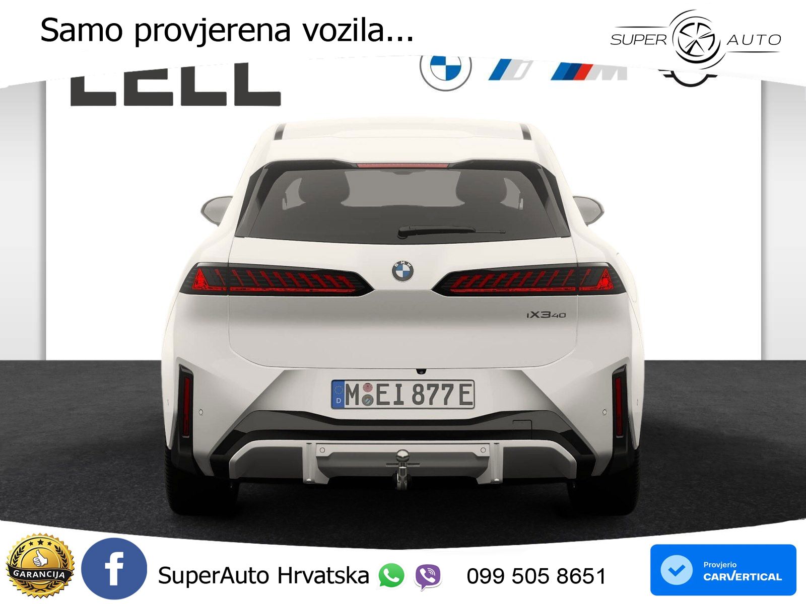 BMW iX3 40 82.6 kWh (320 KS) LED+GR SJED+ACC