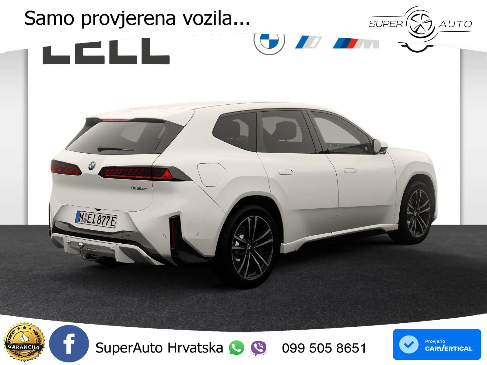 BMW iX3 40 82.6 kWh (320 KS) LED+GR SJED+ACC