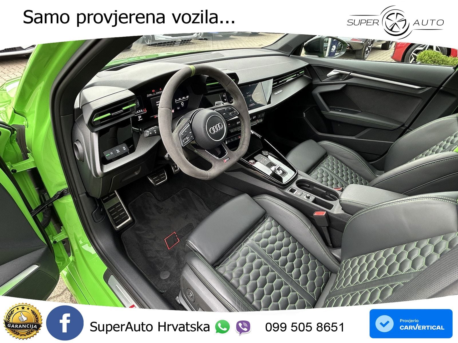 Audi RS3 Sedan 2.5 TFSI (400 KS) quattro S tronic MATRIX+GR SJED+KAM