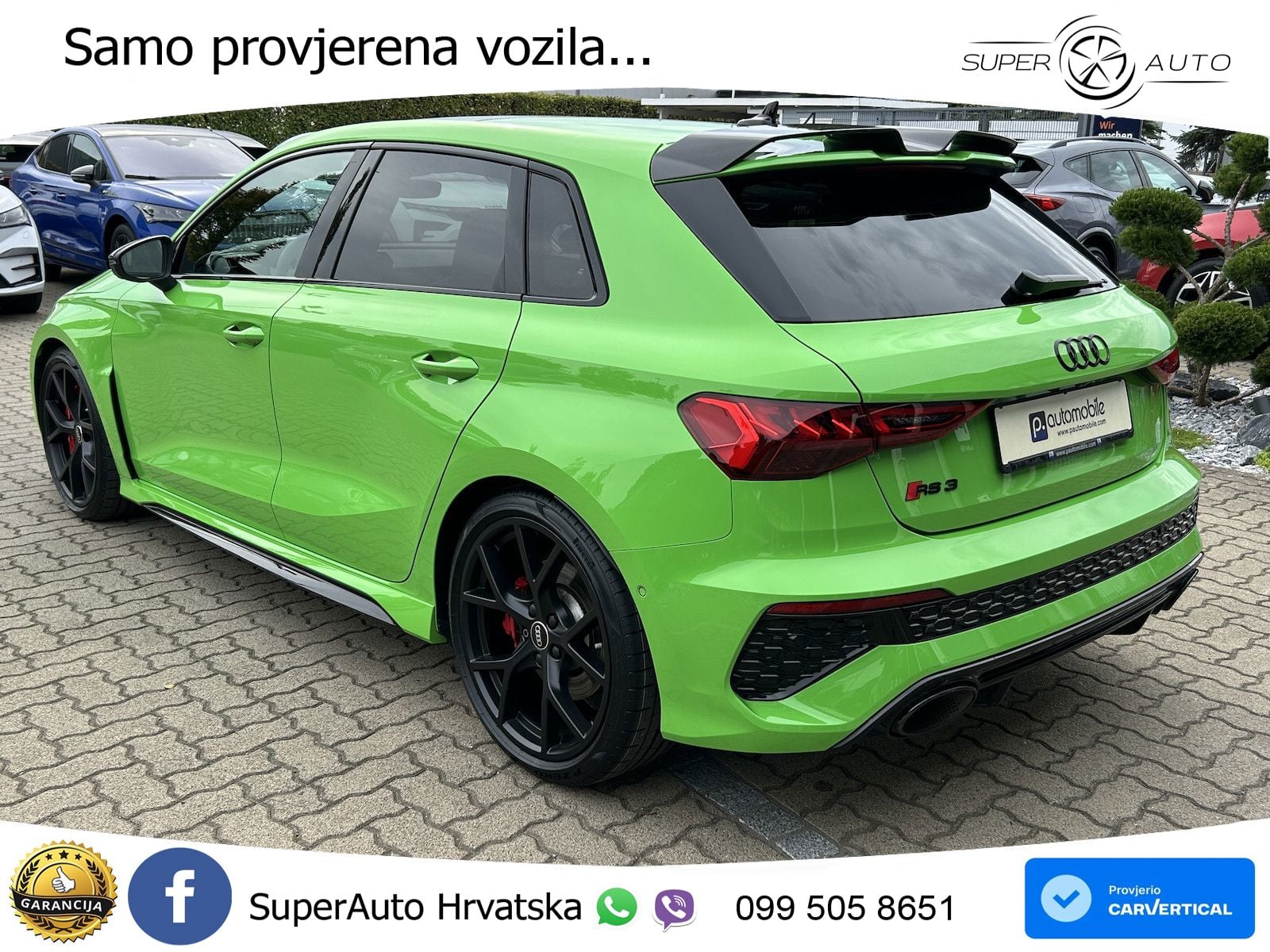 Audi RS3 Sedan 2.5 TFSI (400 KS) quattro S tronic MATRIX+GR SJED+KAM