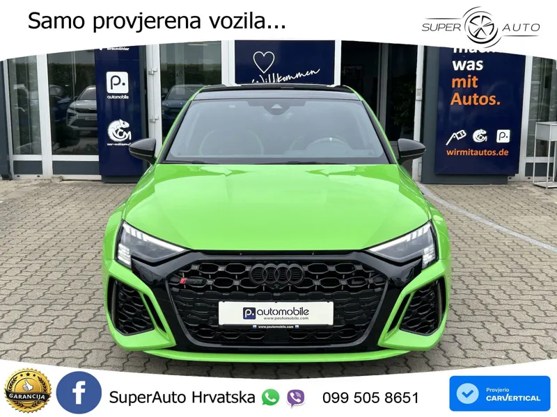 Audi RS3 Sedan 2.5 TFSI (400 KS) quattro S tronic MATRIX+GR SJED+KAM