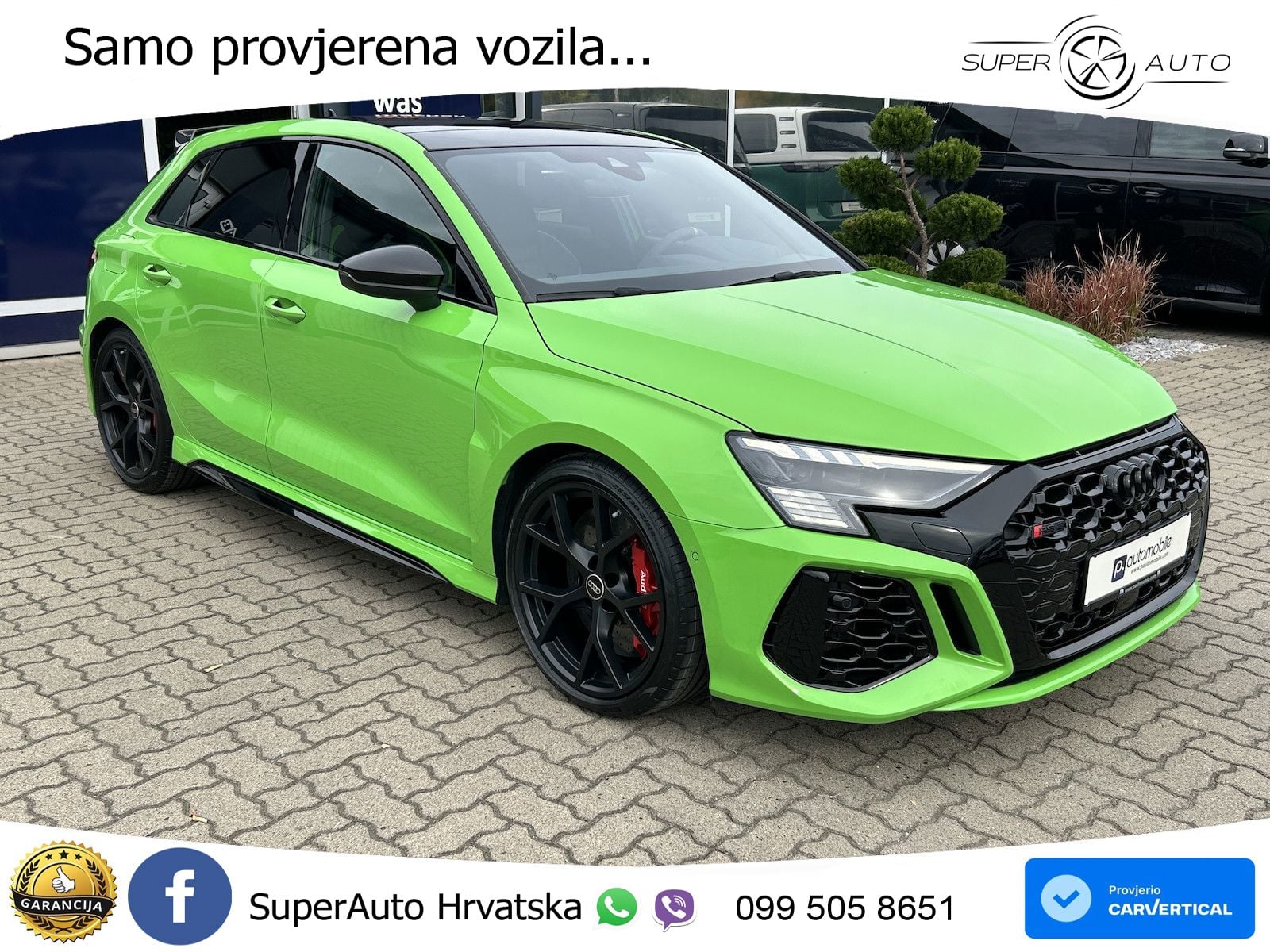 Audi RS3 Sedan 2.5 TFSI (400 KS) quattro S tronic MATRIX+GR SJED+KAM