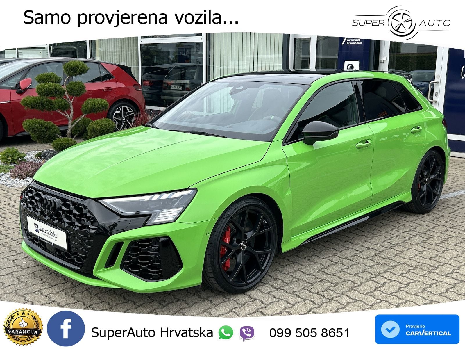 Audi RS3 Sedan 2.5 TFSI (400 KS) quattro S tronic MATRIX+GR SJED+KAM