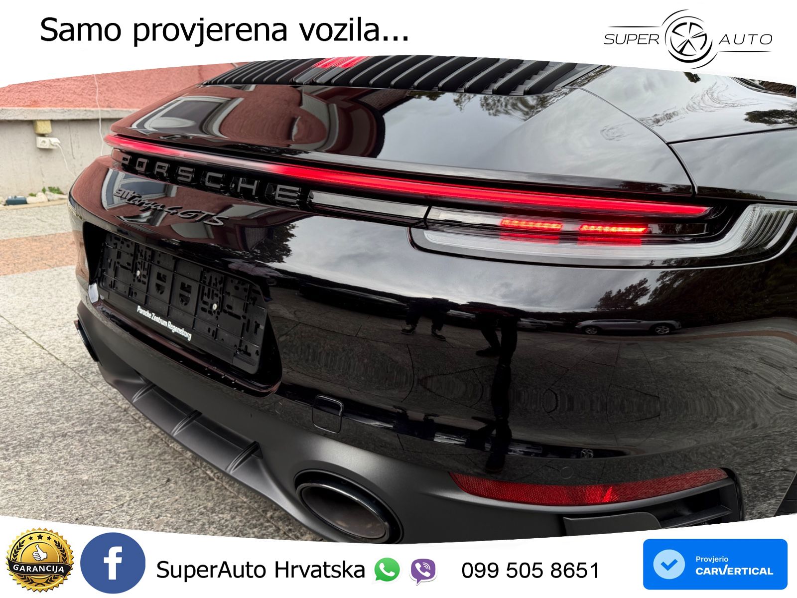 Porsche 911 Targa 4 GTS 3.0 (480 KS) PDK ACC+GR SJED+360+PANO