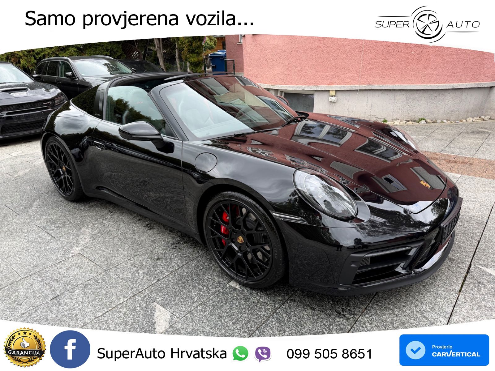 Porsche 911 Targa 4 GTS 3.0 (480 KS) PDK ACC+GR SJED+360+PANO