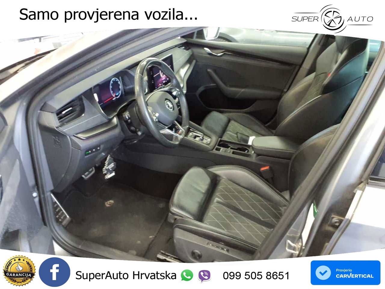 Škoda Octavia Combi RS 2.0 TDI (200 KS) 4x4 DSG LED+GR SJED+ACC