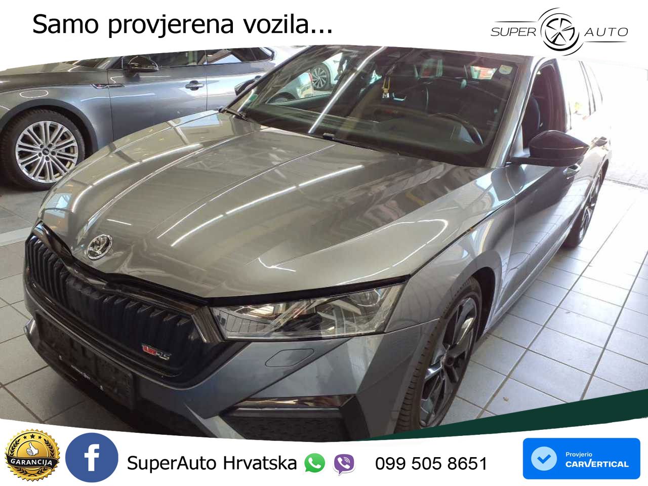 Škoda Octavia Combi RS 2.0 TDI (200 KS) 4x4 DSG LED+GR SJED+ACC