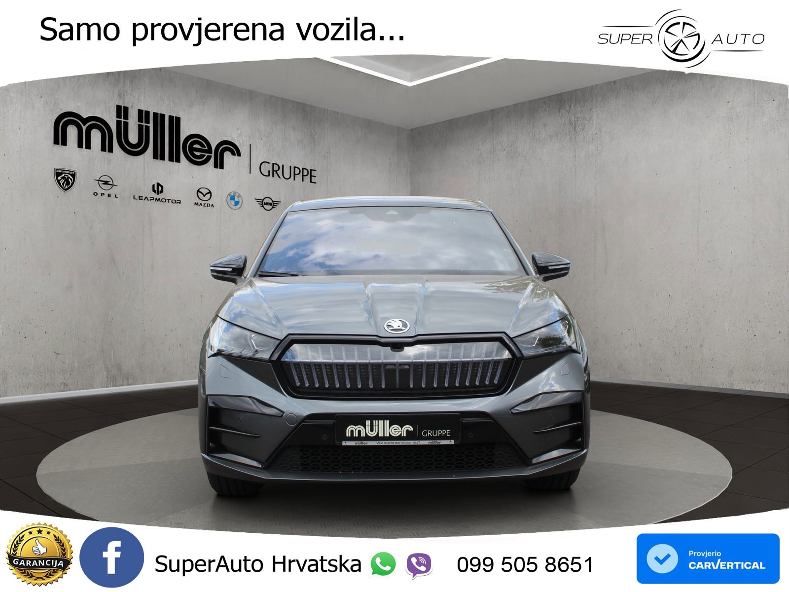 Škoda Enyaq iV RS 82 kWh (299 KS) AWD Suite LED+GR SJED+ACC