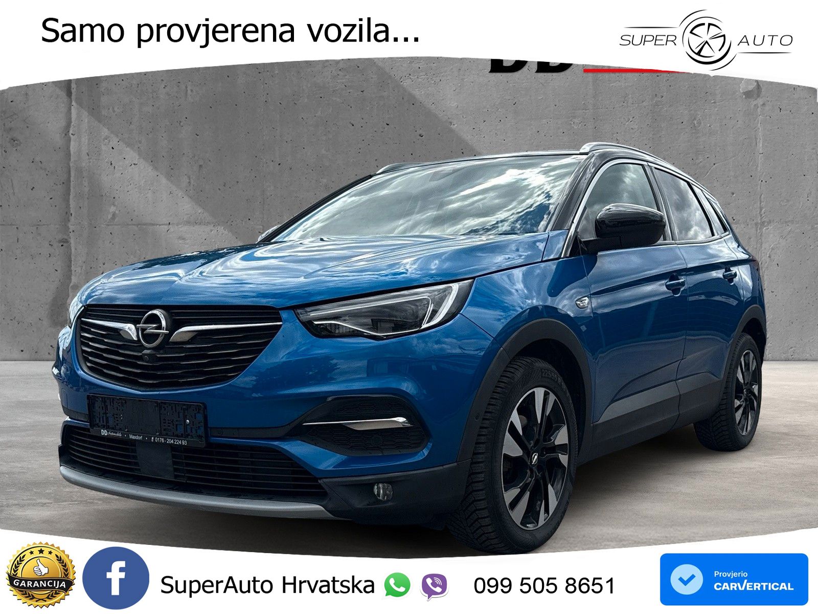 Opel Grandland X 2.0d (177 KS) Automatic Ultimate LED+GR SJED+ACC
