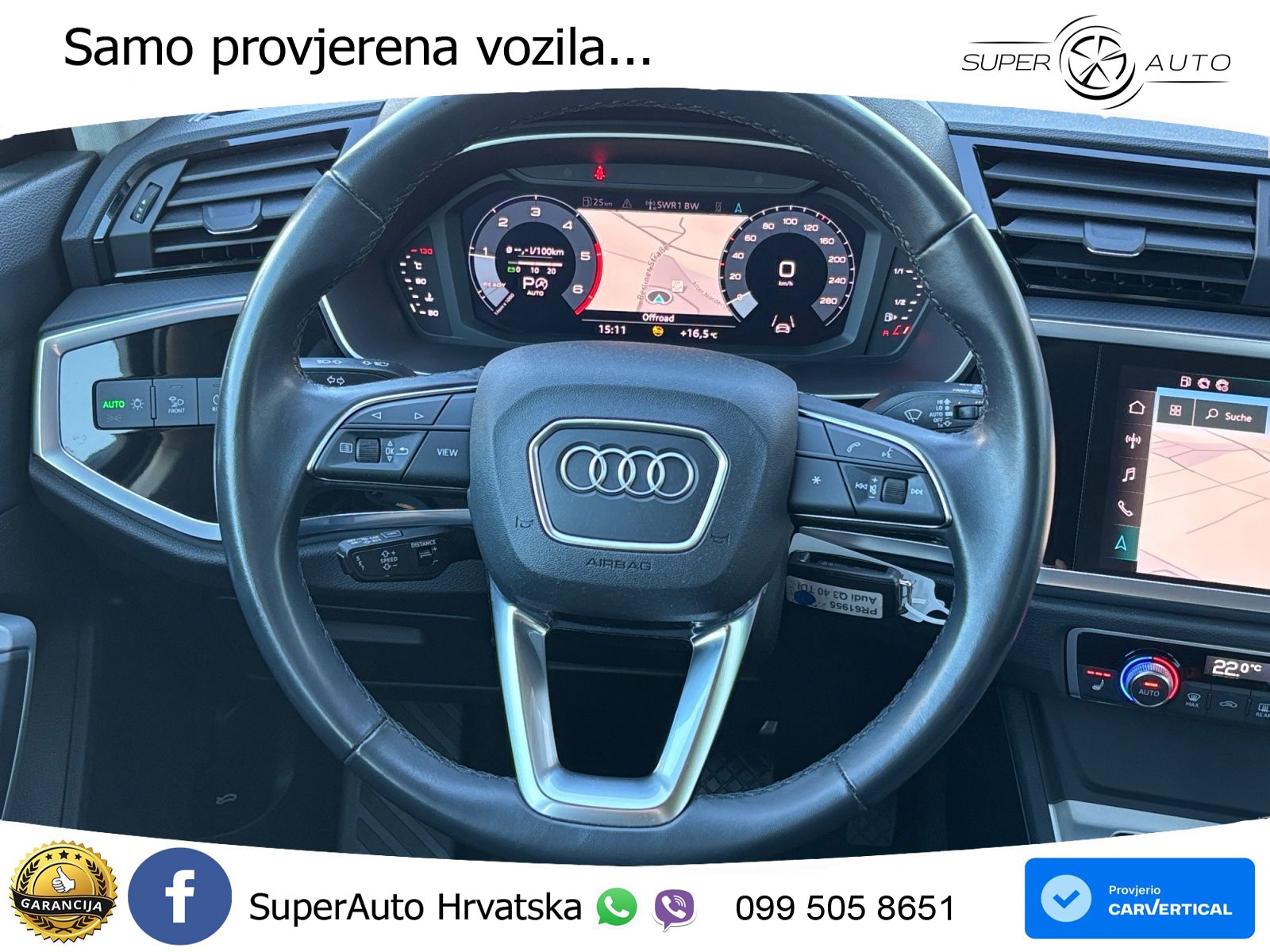 Audi Q3 40 TDI (200 KS) quattro S tronic LED+GR SJED+ACC