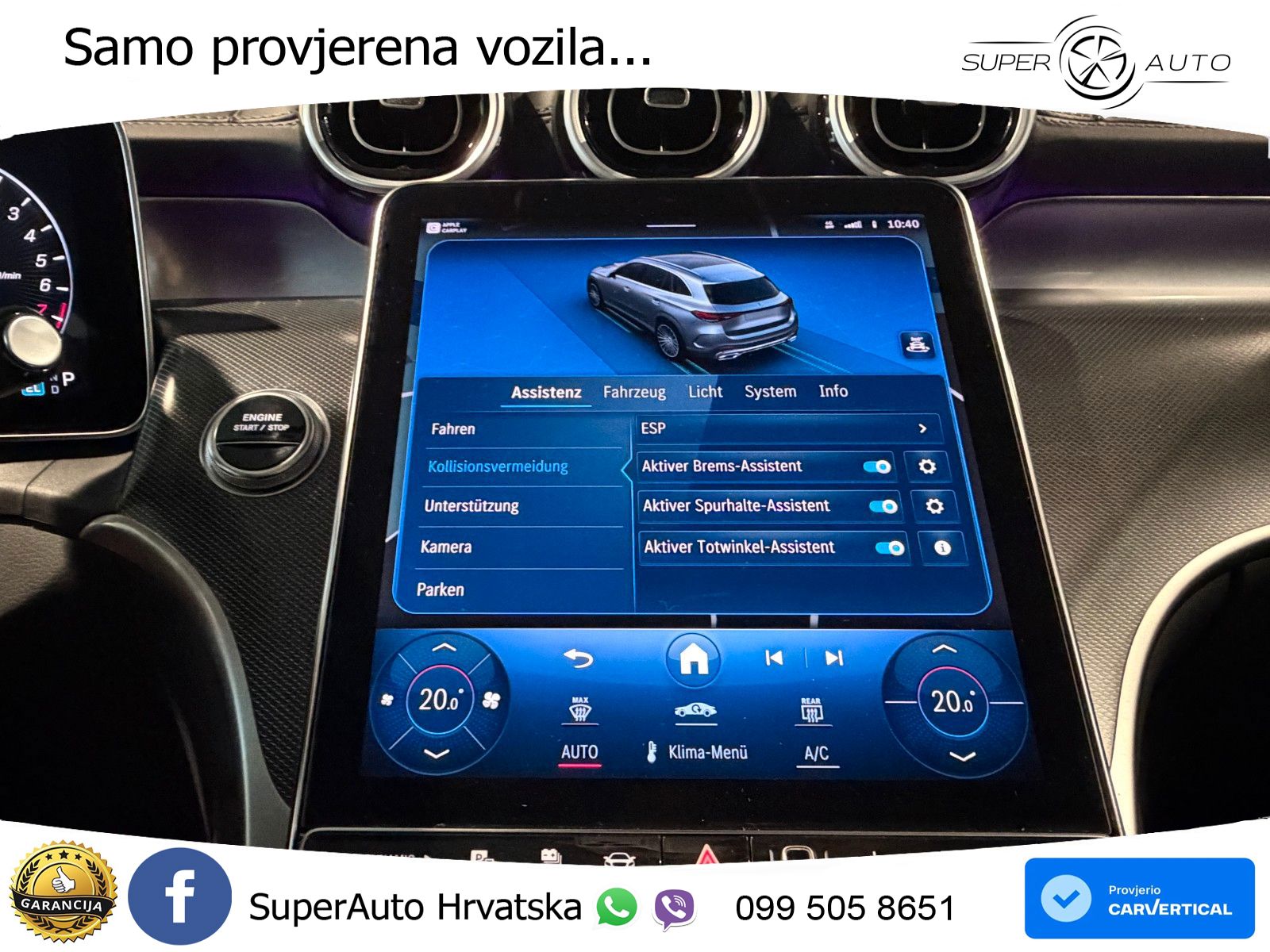 Mercedes GLC 300e (313 KS) 4MATIC 9G-TRONIC AMG ZRAČNI+ACC+GR SJED+KAM