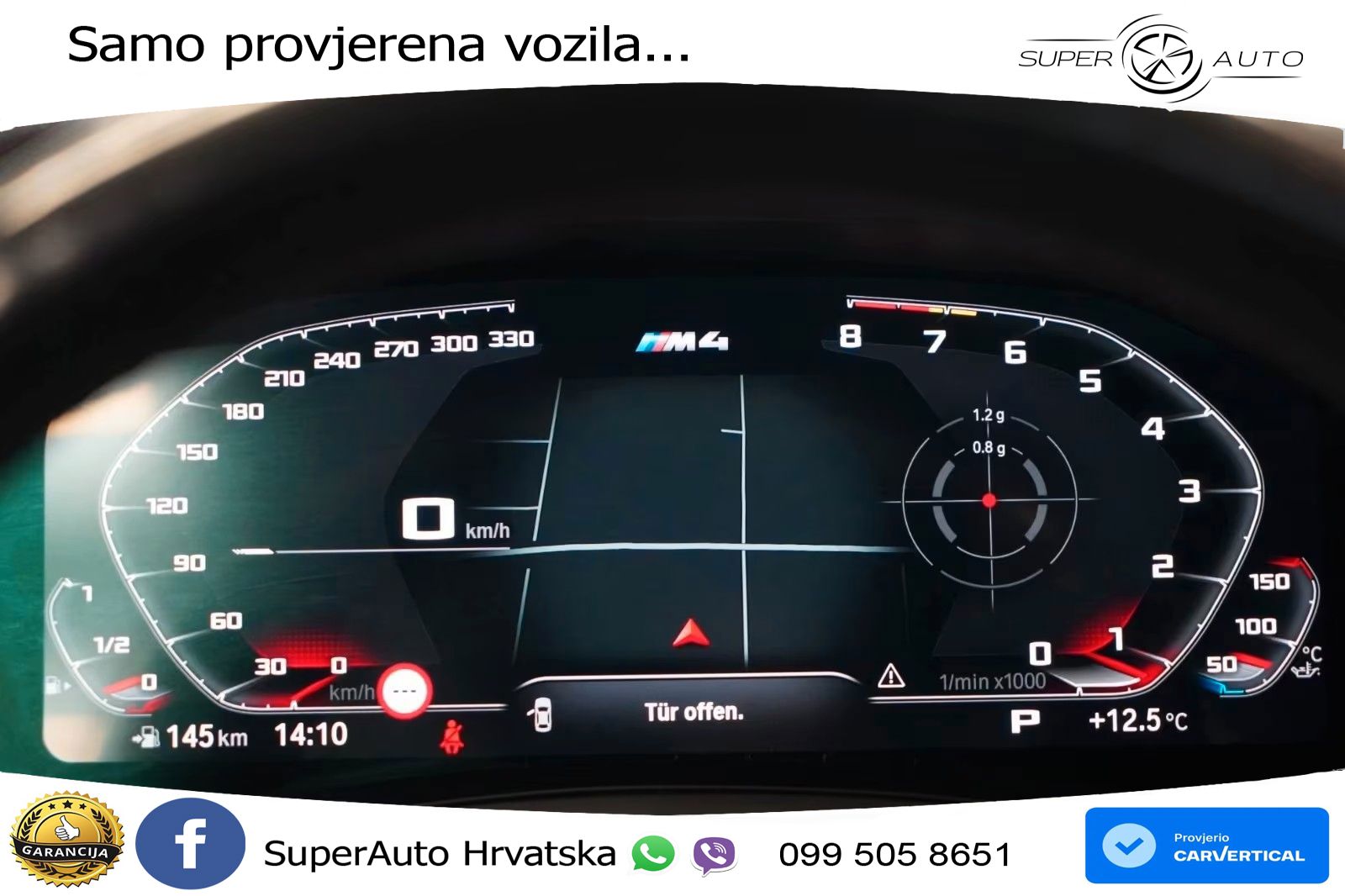 BMW M4 Competition 3.0 (510 KS) Steptronic