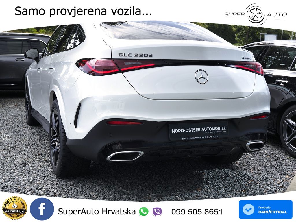 Mercedes GLC Coupe 220d (197 KS) 4MATIC 9G-TRONIC AMG ACC+GR SJED+360+PANO