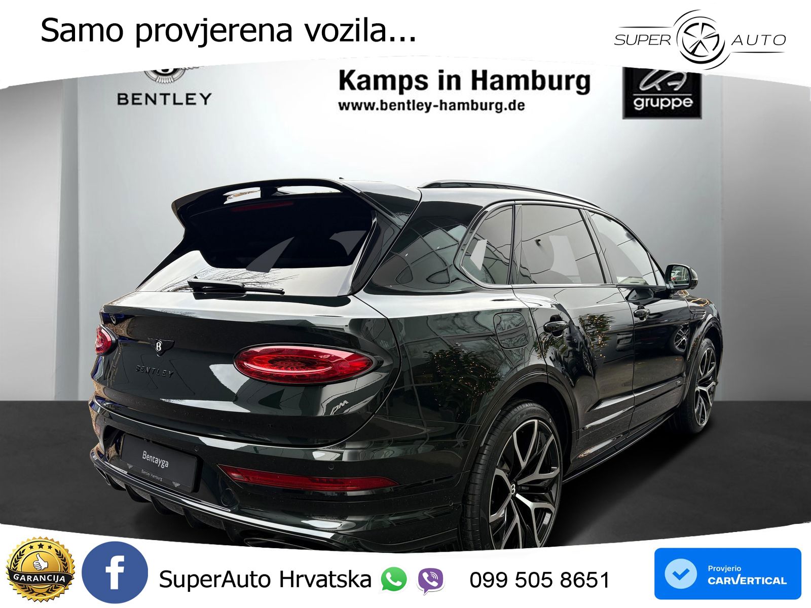 Bentley Bentayga Speed 4.0 V8 (650 KS) AWD Automatic LED+GR SJED+ACC