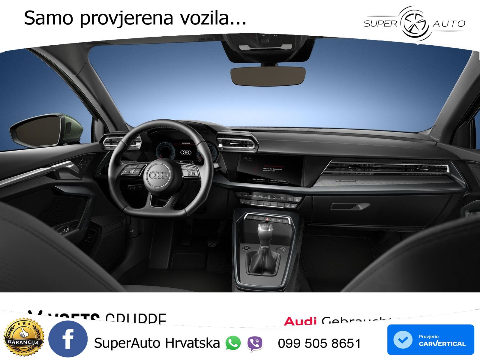 Audi A3 Limuzina 35 TFSI (150 KS) S line LED+GR SJED+ACC