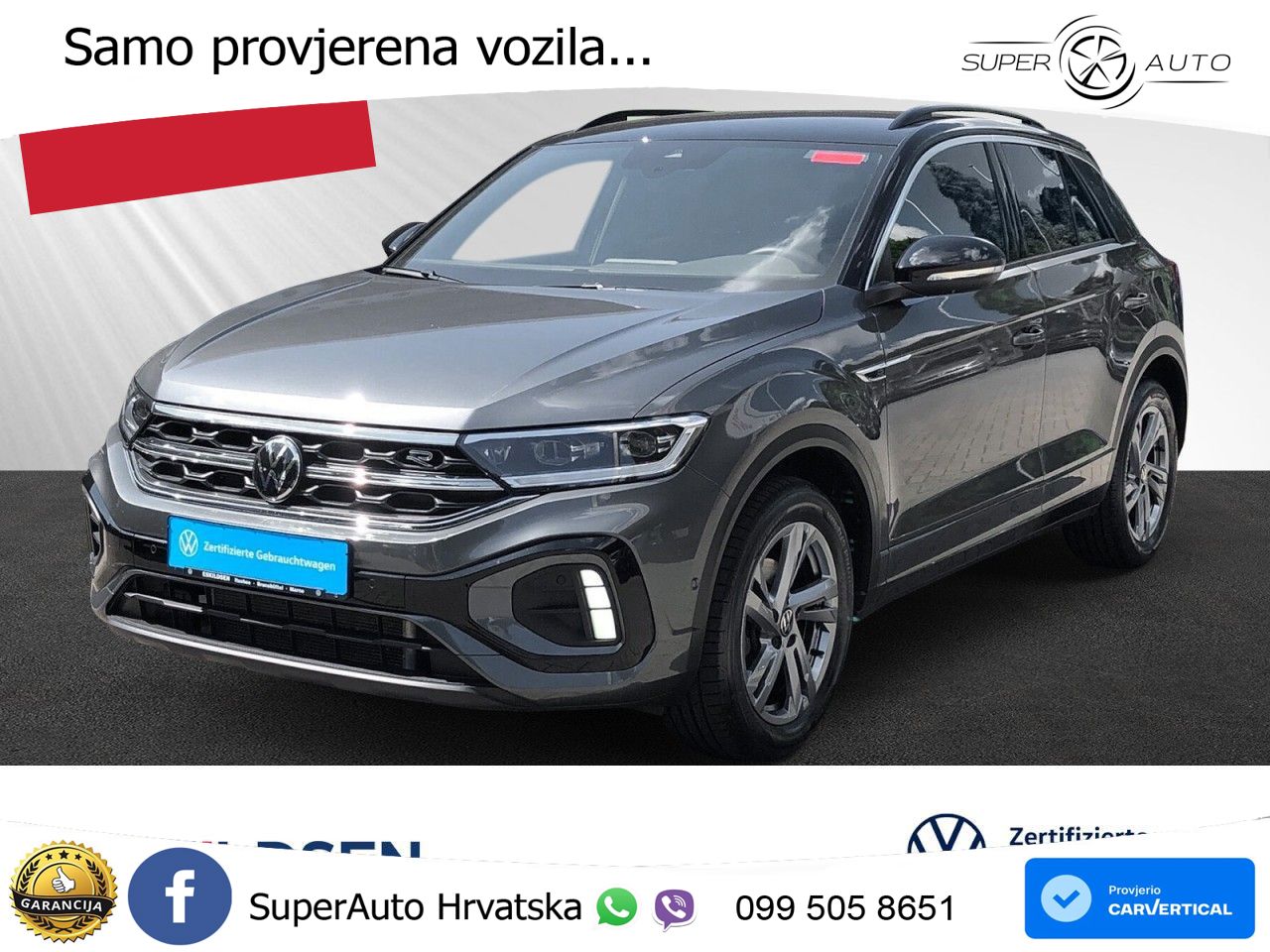 Volkswagen T-Roc 1.5 TSI (150 KS) DSG LED+GR SJED+ACC