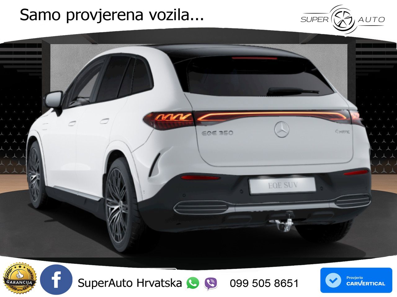 Mercedes EQE SUV 350 100 kWh (292 KS) 4MATIC AMG ACC+GR SJED+360+PANO