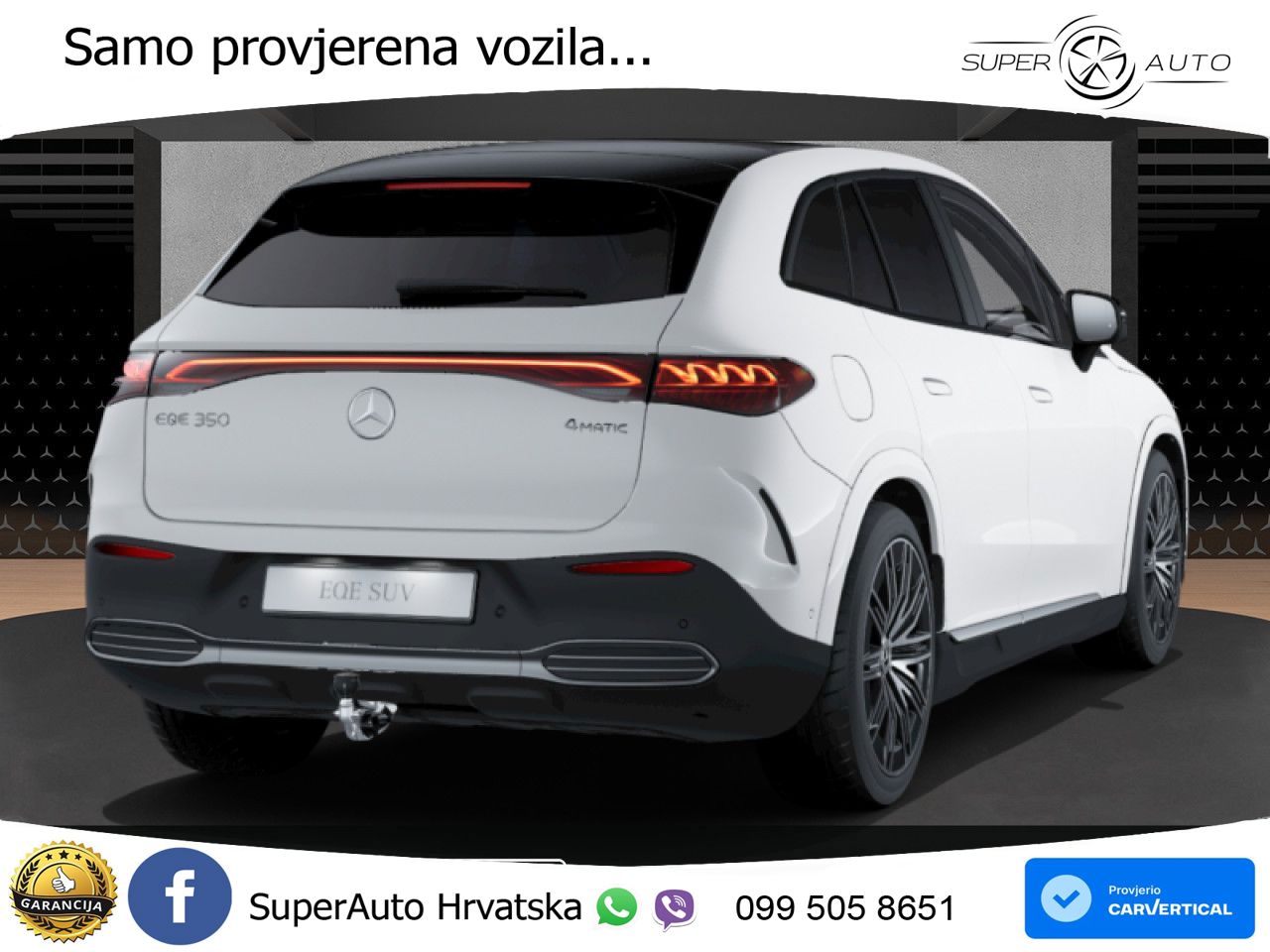 Mercedes EQE SUV 350 100 kWh (292 KS) 4MATIC AMG ACC+GR SJED+360+PANO