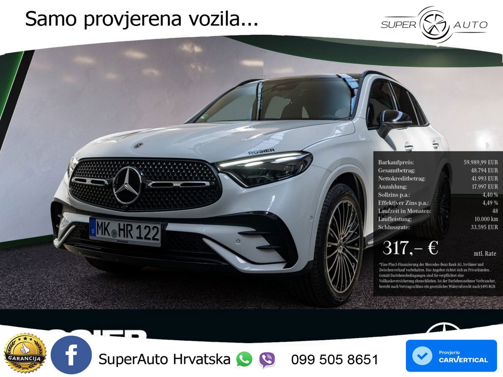 Mercedes GLC 220d (197 KS) 4MATIC 9G-TRONIC AMG LED+GR SJED+ACC
