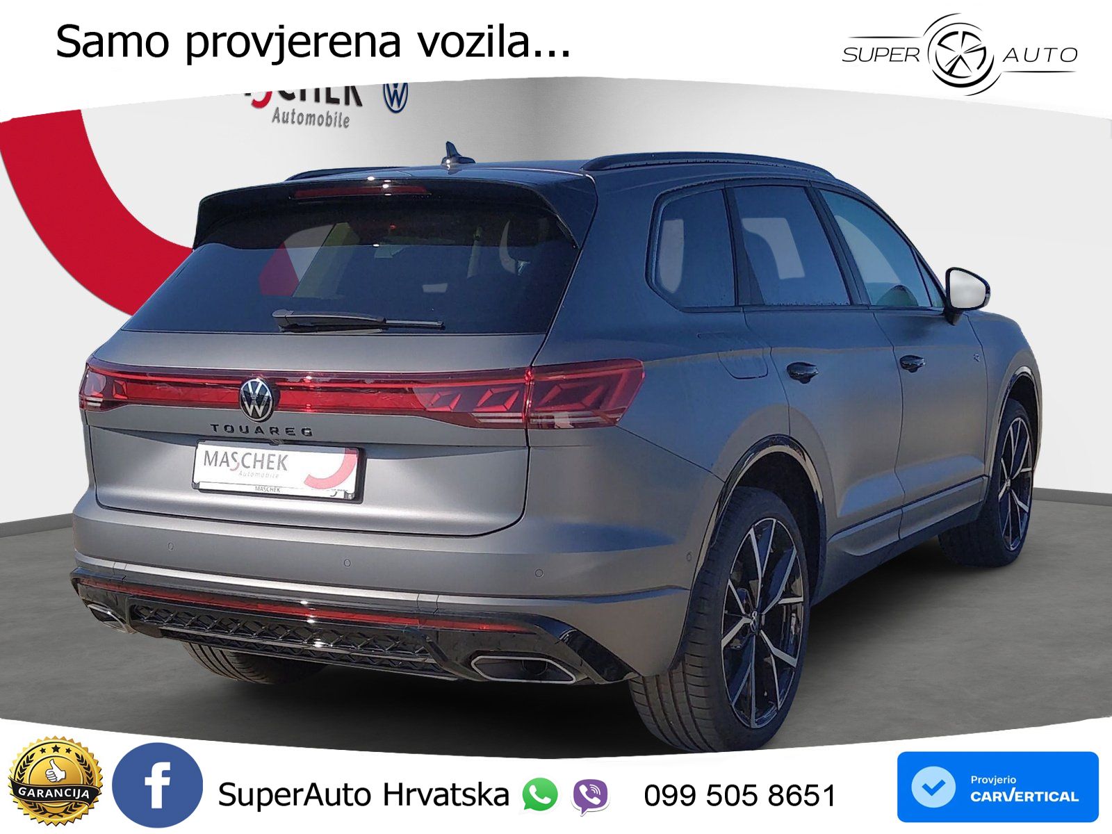 Volkswagen Touareg 3.0 V6 TFSI (340 KS) 4MOTION Tiptronic ZRAČNI+ACC+4xGR SJED+KAM