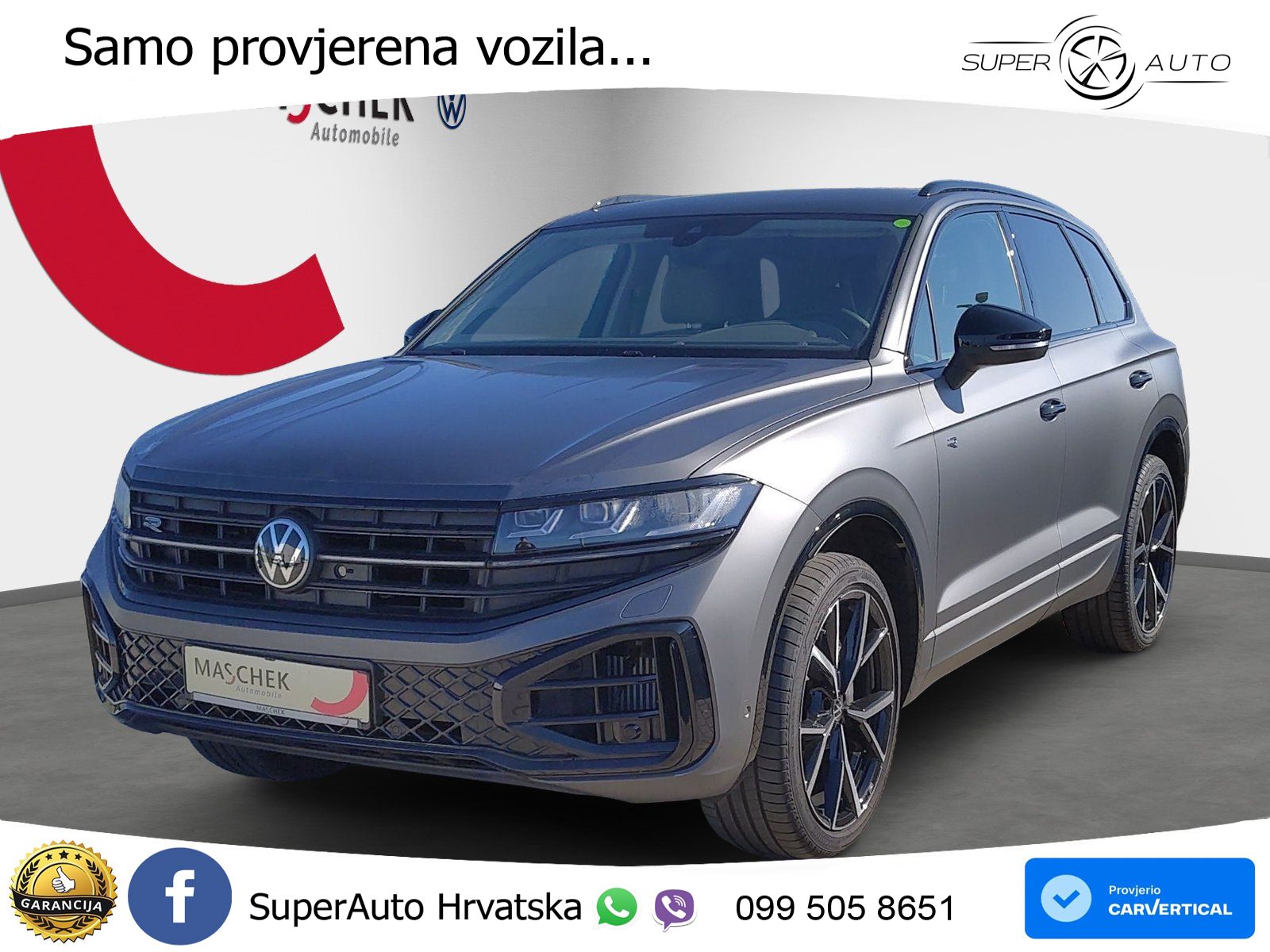 Volkswagen Touareg 3.0 V6 TFSI (340 KS) 4MOTION Tiptronic ZRAČNI+ACC+4xGR SJED+KAM