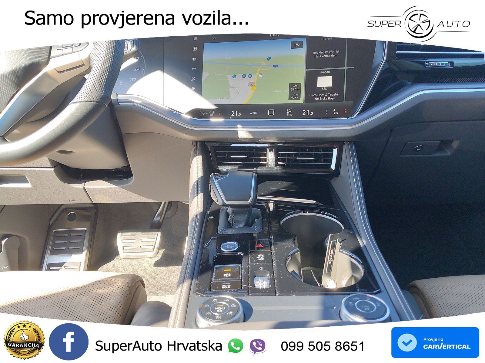 Volkswagen Touareg 3.0 V6 TFSI (340 KS) 4MOTION Tiptronic ZRAČNI+ACC+4xGR SJED+KAM