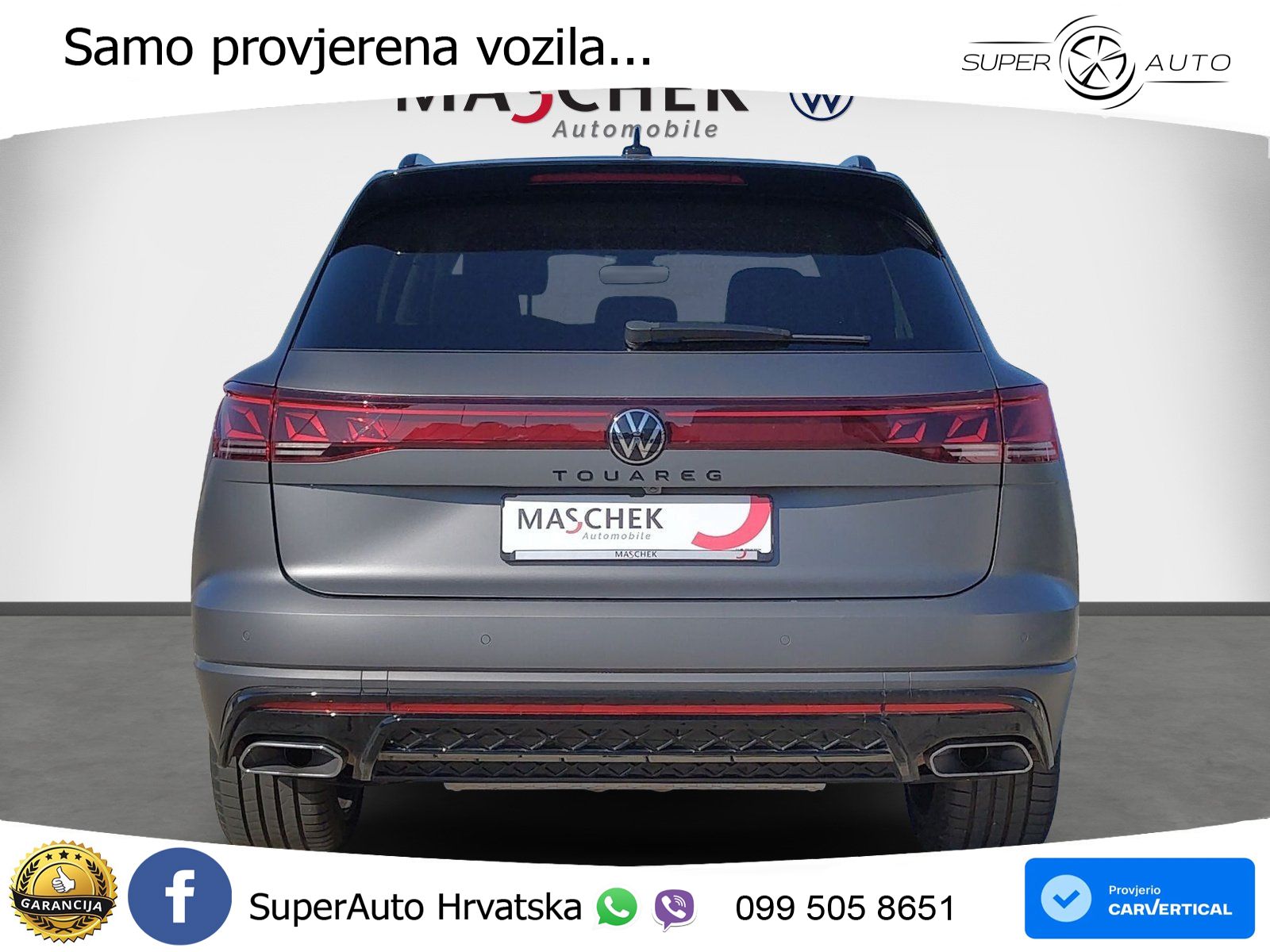 Volkswagen Touareg 3.0 V6 TFSI (340 KS) 4MOTION Tiptronic ZRAČNI+ACC+4xGR SJED+KAM