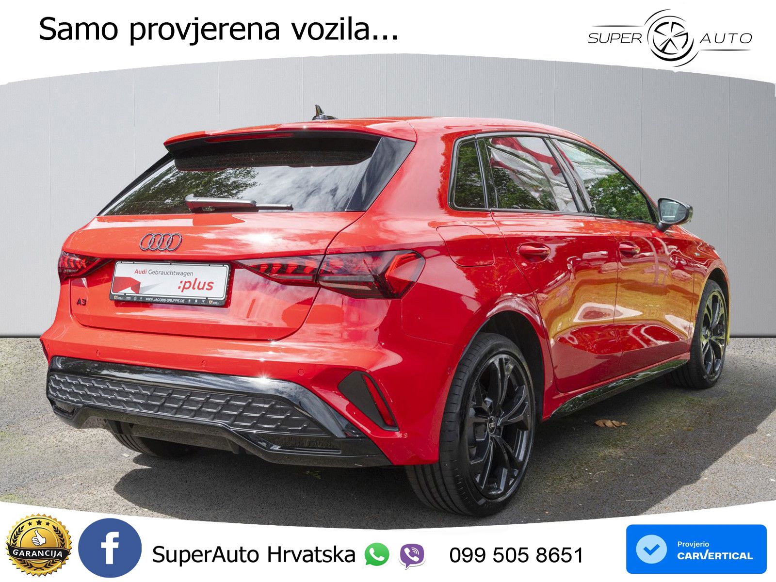 Audi A3 Sportback 40 TFSI e (204 KS) Plug-in Hybrid S tronic S line MATRIX+GR SJED+KAM