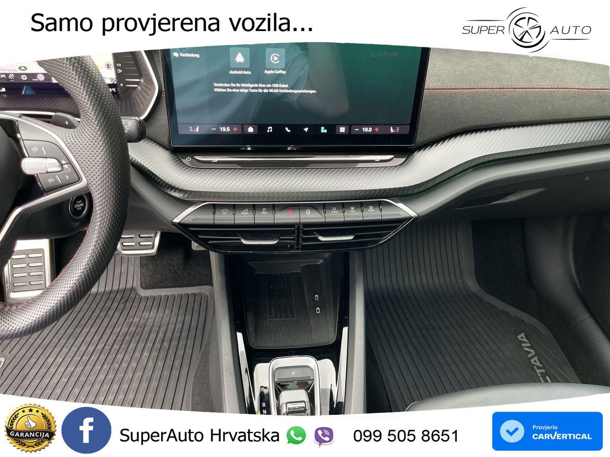 Škoda Octavia Combi RS 2.0 TSI (265 KS) DSG LED+GR SJED+ACC