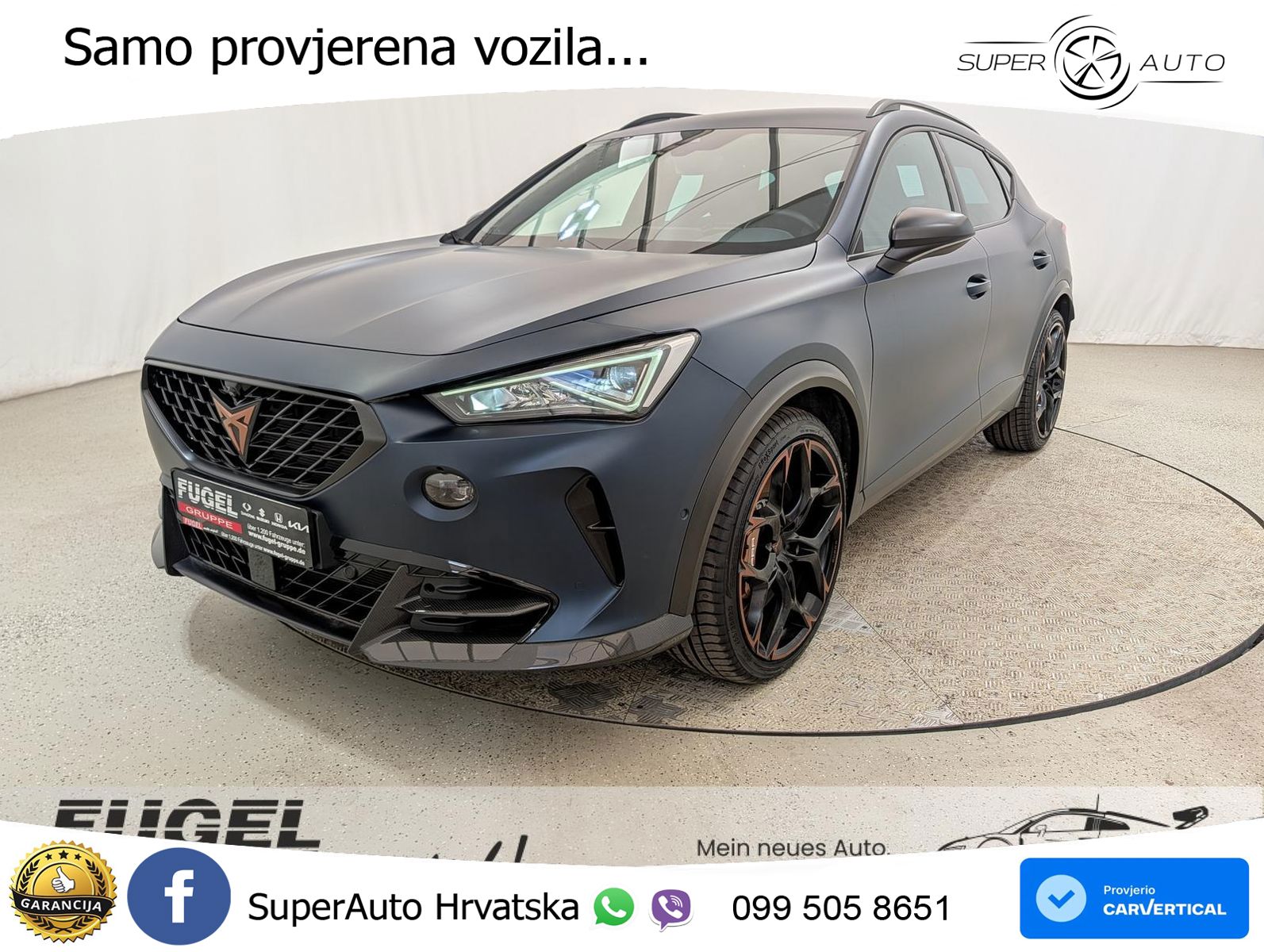 Cupra Formentor VZ5 2.5 TSI (390 KS) 4Drive DSG LED+GR SJED+ACC