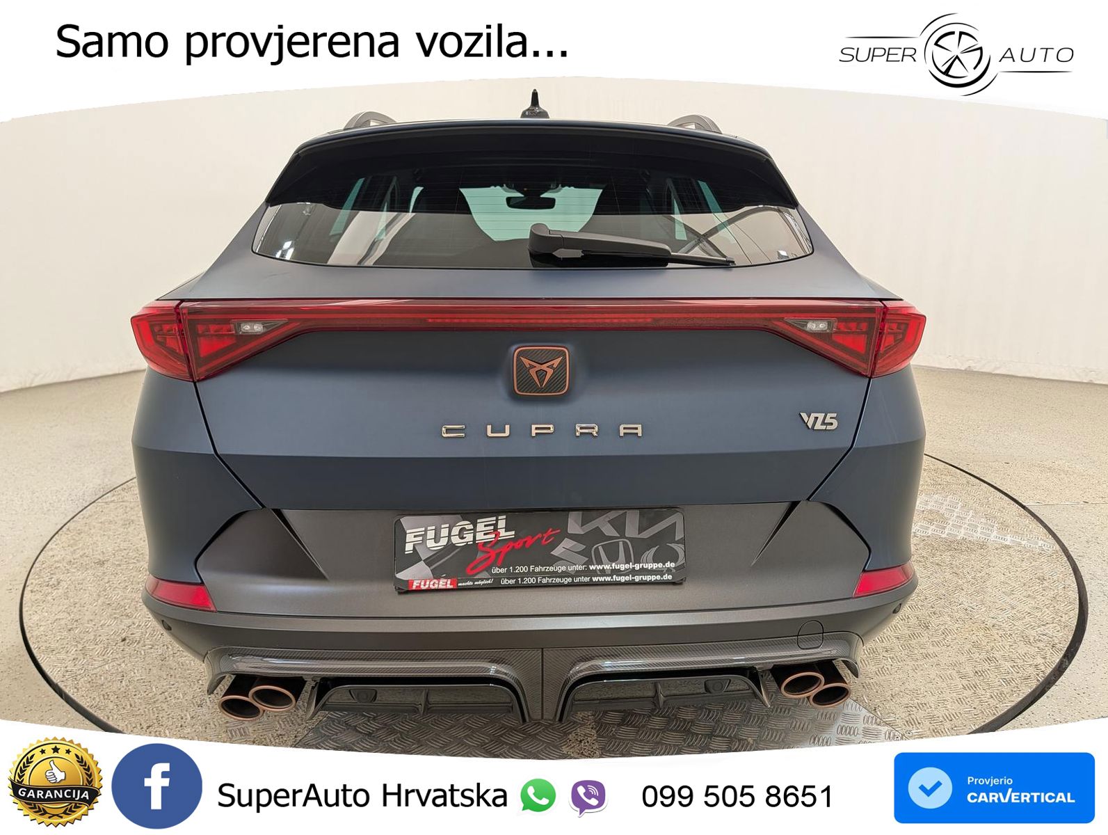 Cupra Formentor VZ5 2.5 TSI (390 KS) 4Drive DSG LED+GR SJED+ACC