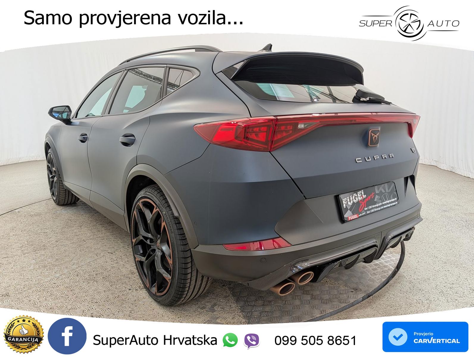 Cupra Formentor VZ5 2.5 TSI (390 KS) 4Drive DSG LED+GR SJED+ACC