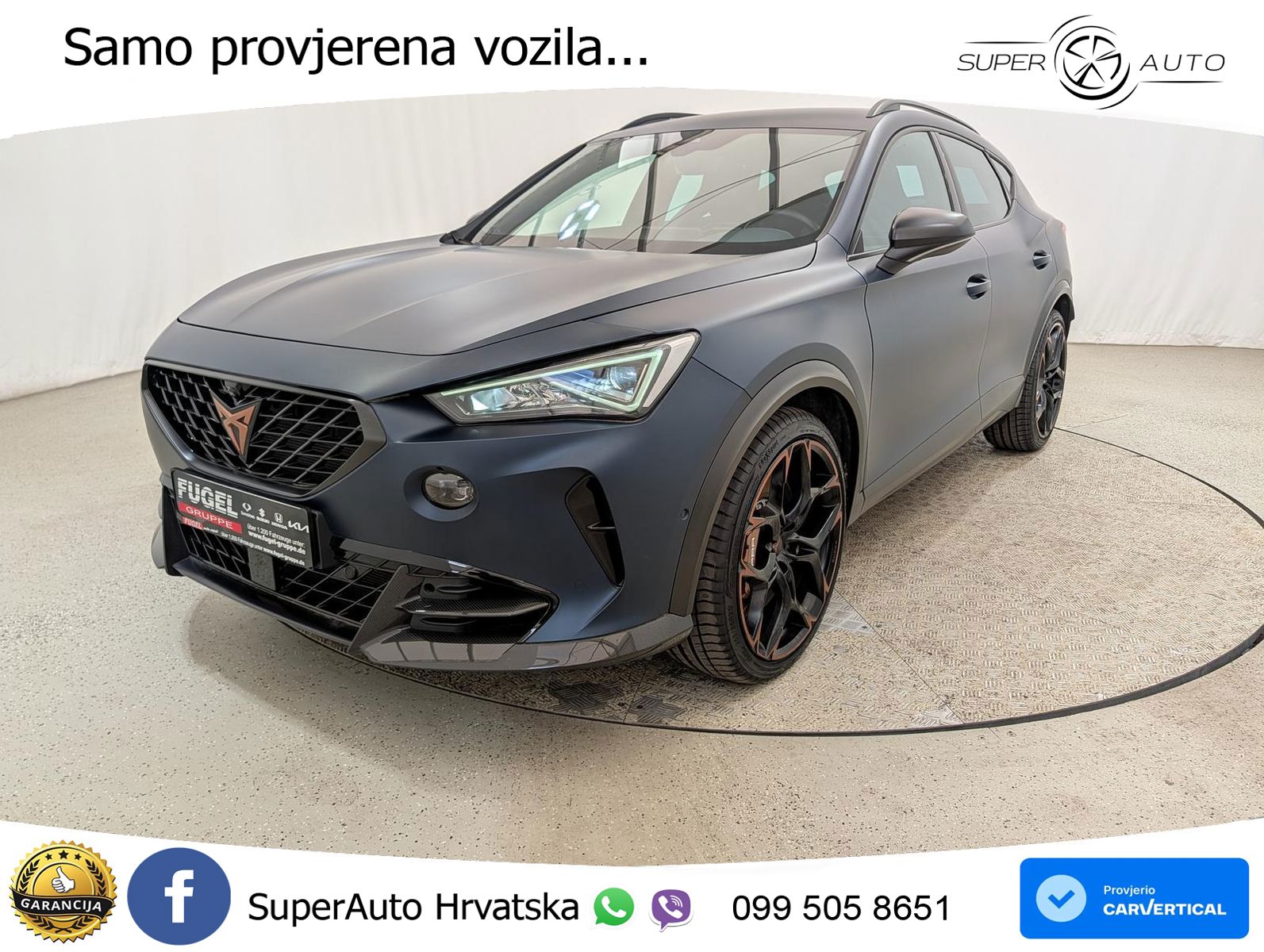 Cupra Formentor VZ5 2.5 TSI (390 KS) 4Drive DSG LED+GR SJED+ACC
