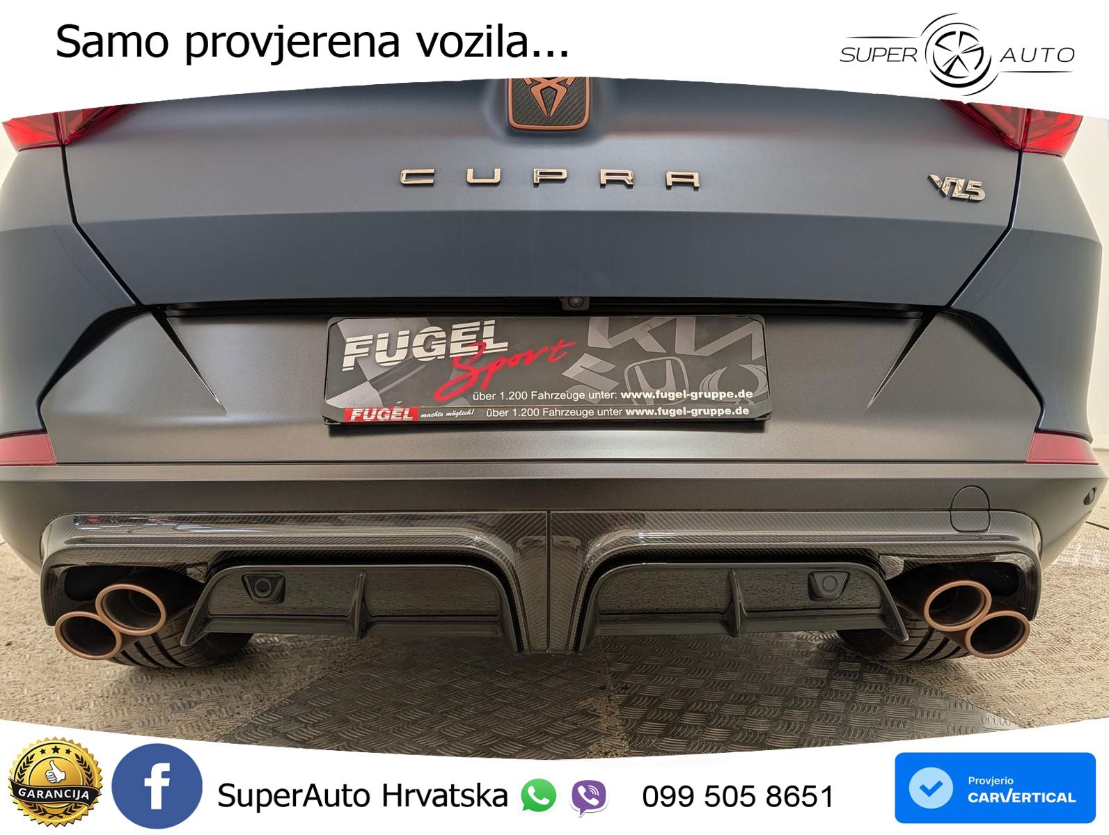 Cupra Formentor VZ5 2.5 TSI (390 KS) 4Drive DSG LED+GR SJED+ACC
