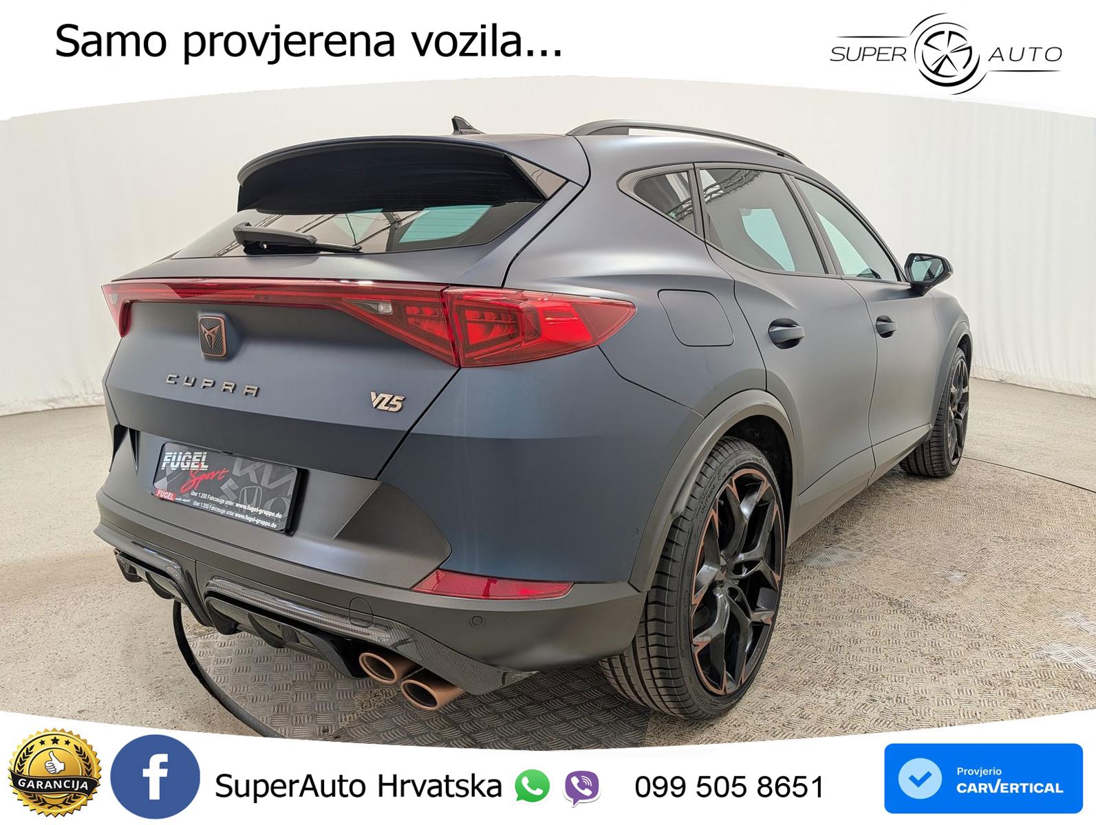 Cupra Formentor VZ5 2.5 TSI (390 KS) 4Drive DSG LED+GR SJED+ACC