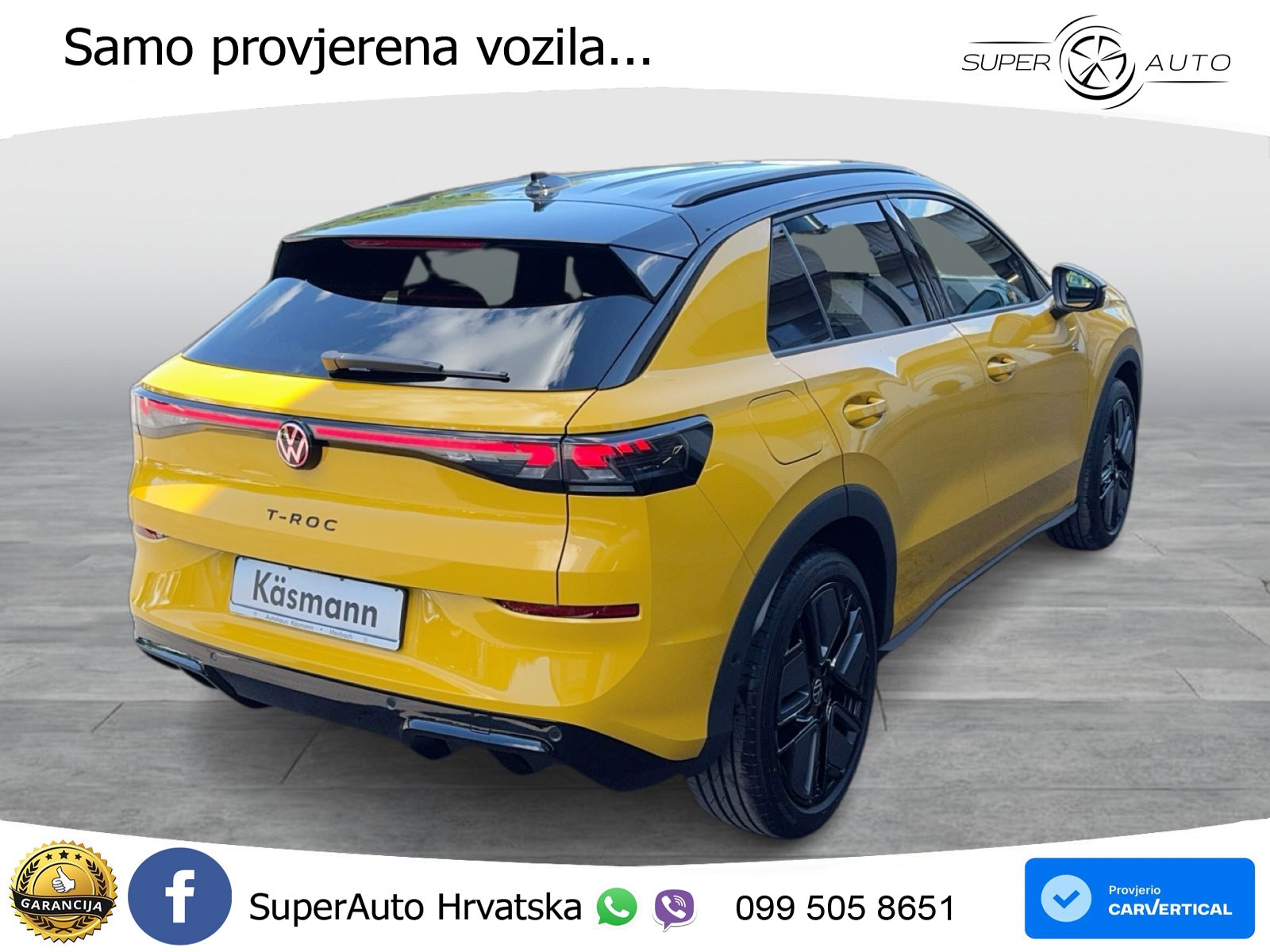 Volkswagen T-Roc 1.5 eTSI (150 KS)  DSG R-Line LED+GR SJED+ACC