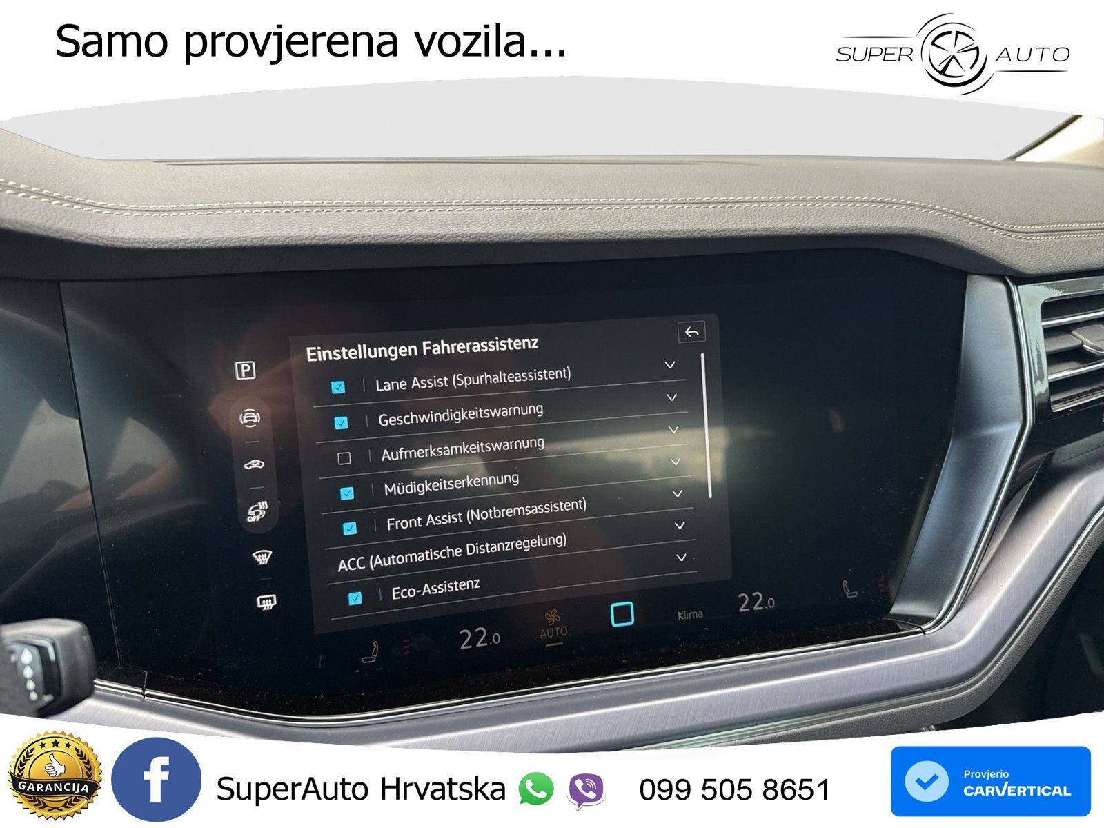 Volkswagen Touareg 3.0 V6 TDI (231 KS) 4MOTION Tiptronic ZRAČNI+ACC+GR SJED+KAM