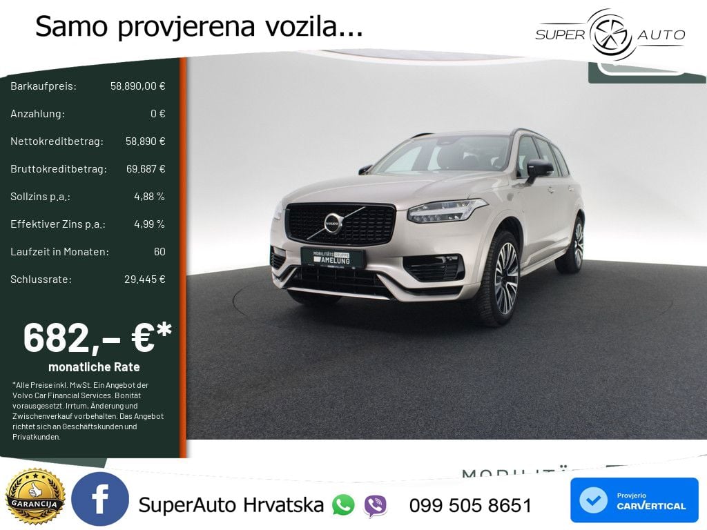 Volvo XC90 2.0 T8 AWD Automatic LED+GR SJED+ACC