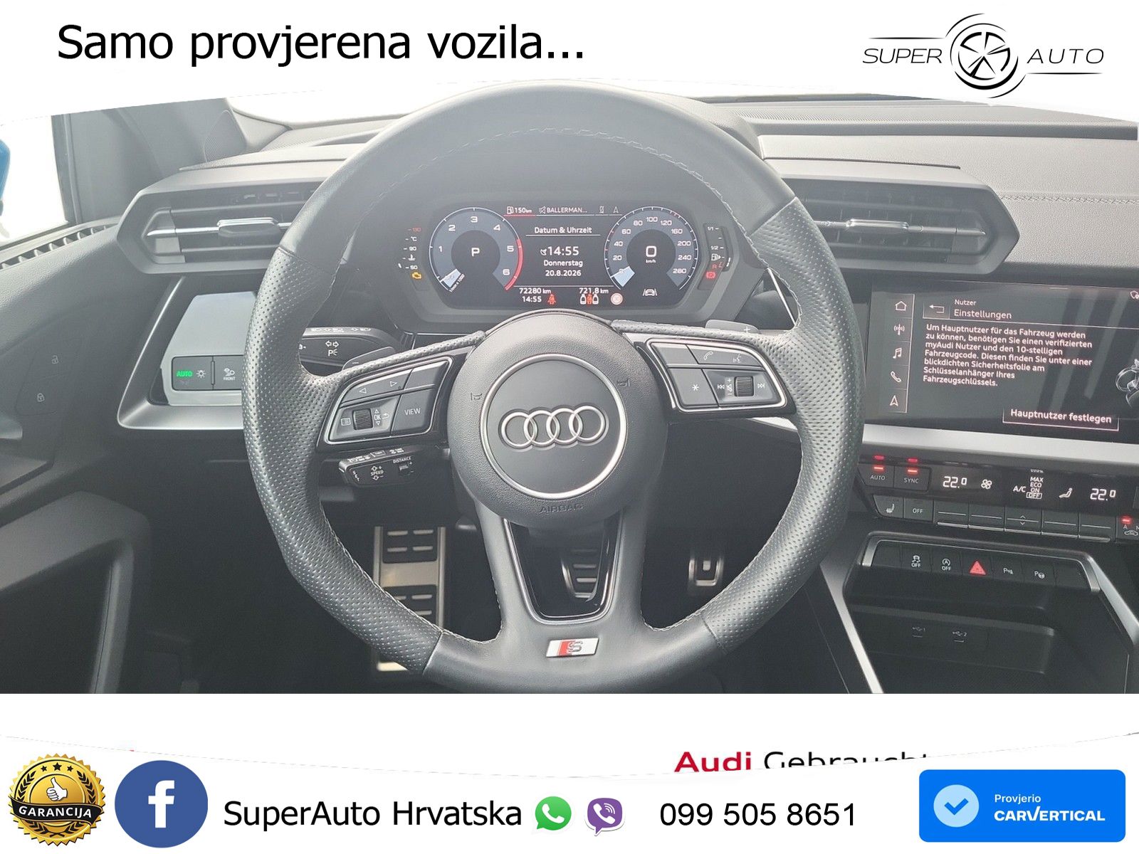 Audi A3 40 TDI (200 KS) quattro S tronic S line