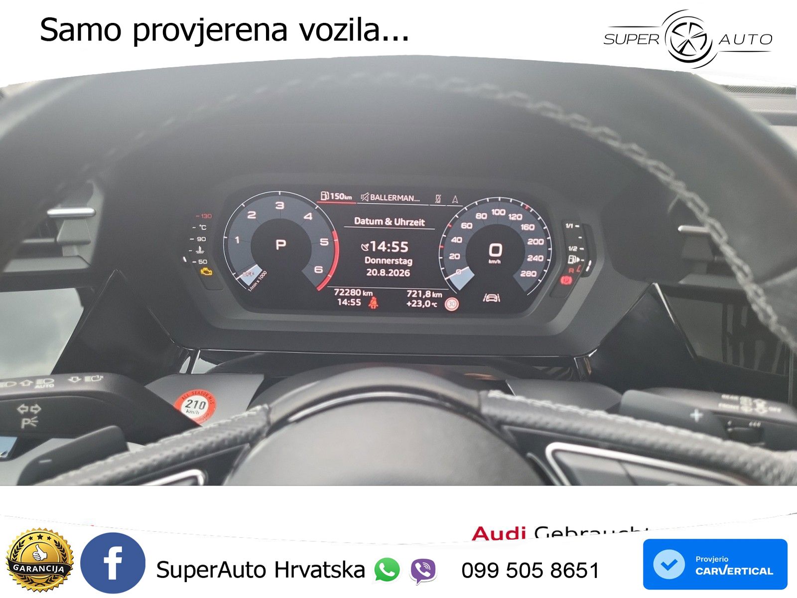 Audi A3 40 TDI (200 KS) quattro S tronic S line