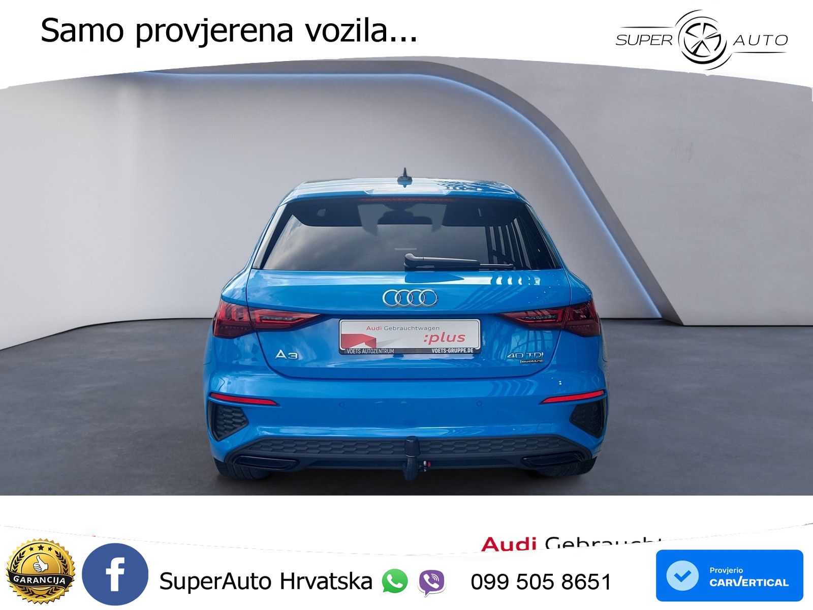Audi A3 40 TDI (200 KS) quattro S tronic S line